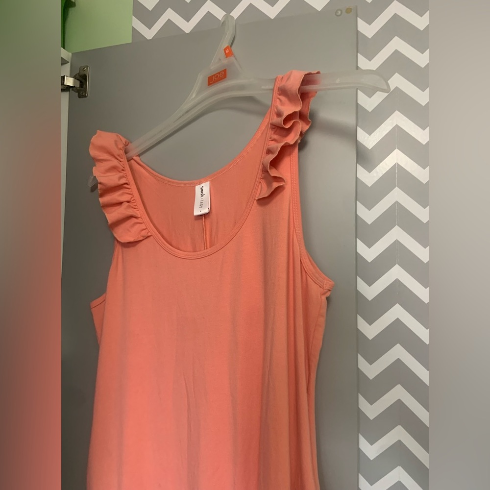 Smash + Tess coral sweetheart romper NWOT